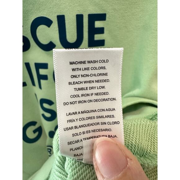 LIFE IS GOOD | Green Rescue Life Is Good Sweatshirt | Small - Picture 9 of 9